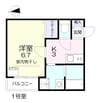 ヴィーナスコート島田本町 1Kの間取り