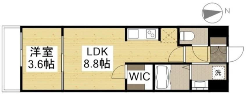 間取図 月光　旭川リバーサイドウエスト
