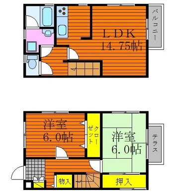 間取図 ラヴィアンローズ