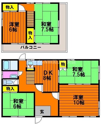 間取図 ネオポリス　堀江邸