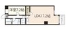 ロジェ岡山 1LDKの間取り