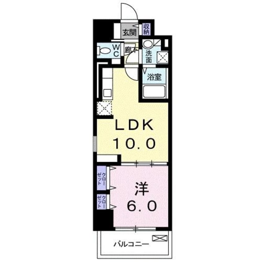 間取図 レジデンス柳町
