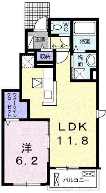 間取図 ラ・カーサ・エテルノ　Ａ