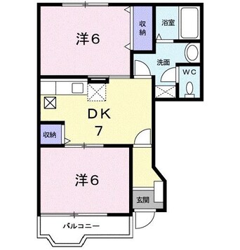 間取図 ベルデュール　Ａ