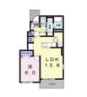 プチ　グランⅡ 1LDKの間取り