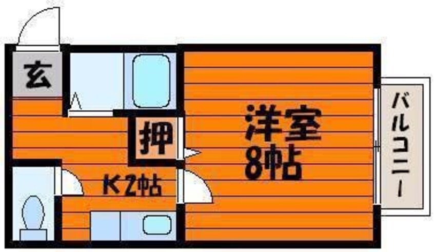 間取図 コーポフォレスト