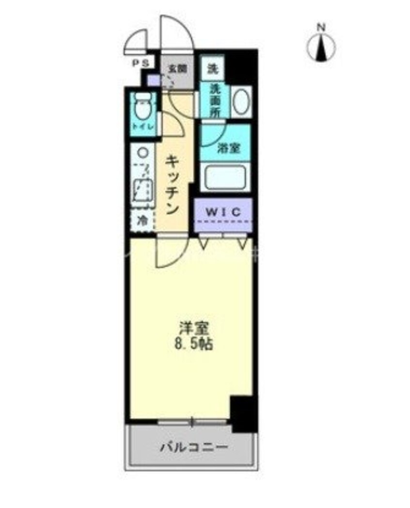 間取図 アルファレガロ南中央町