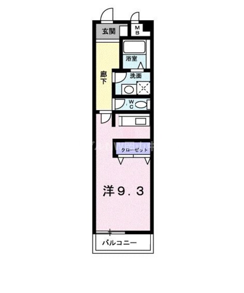 間取図 カメリアガーデン