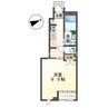 コーポレーヴ高松Ⅰ 1Kの間取り