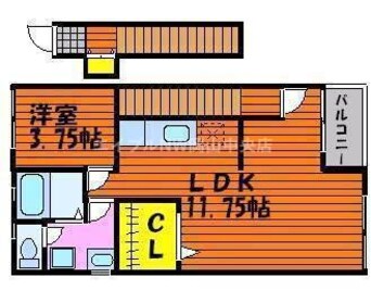 間取図 ボア・ラヴィーヌ　Ｆ棟