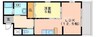 クレセール津島 1LDKの間取り