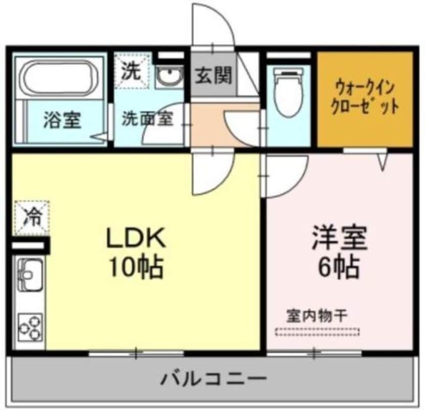間取図 レーブ・マルシェ