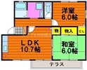 フォブール東川原Ｇの間取図