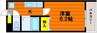 ウェーブレジデンス中仙道Ｂ 1Kの間取り
