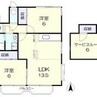 サンハイツテラオⅠ 2LDK+Sの間取り