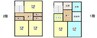 大元駅前借家　東棟 3LDKの間取り