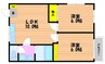 コーポヨシダ 2LDKの間取り