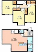 グレースＭＳＫ（浜戸建賃貸住宅 ）の間取図