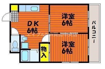 間取図 スカイハイツ富第Ⅱ