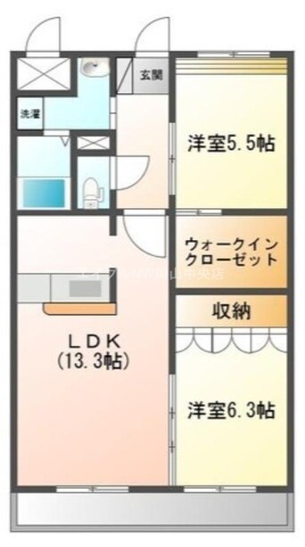 間取図 プラッツ・ユーⅠ