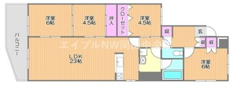 間取図 医大前第一ビル