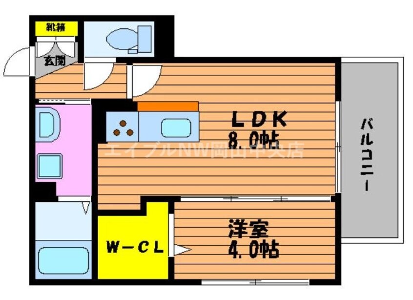 間取図 ウィング　Ａ棟