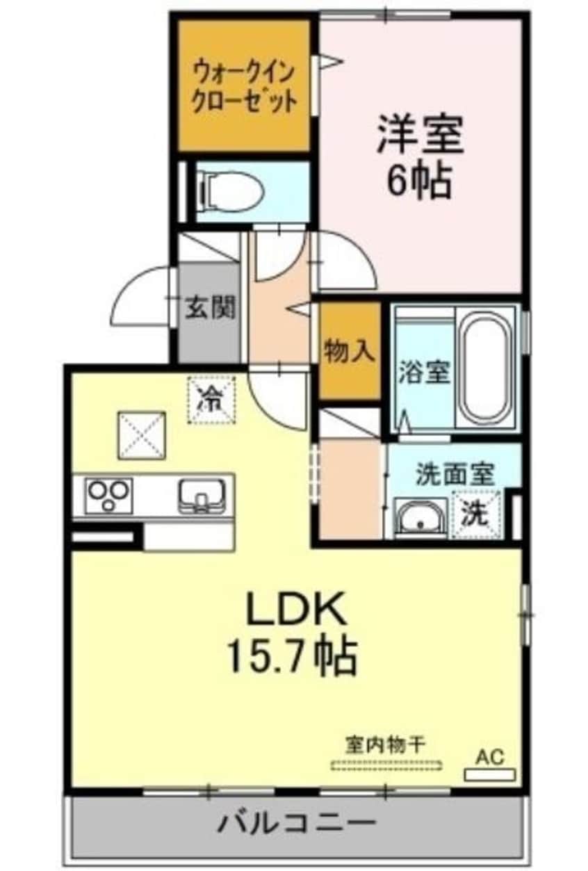 間取図 メゾン　ド　シュクル
