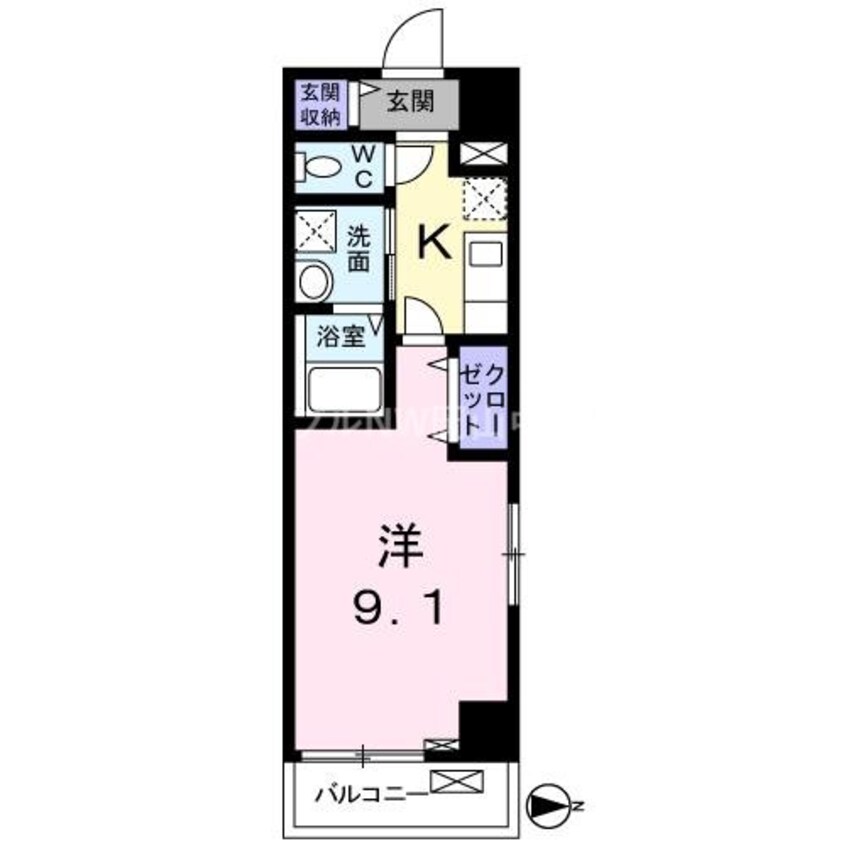 間取図 プラステ東島田