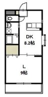 ティエラコスタ 1DKの間取り