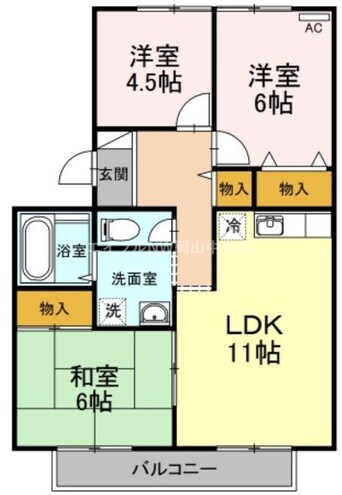 間取図 グレースタウン原　Ａ