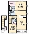 ほっと 2LDKの間取り