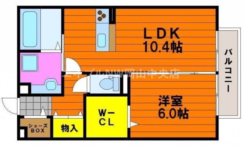 間取図 フィロス　Ｂ棟