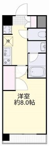 大供Ａマンション 1Kの間取り