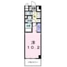 シティー柳町 1Kの間取り