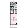 シティー柳町 1Kの間取り