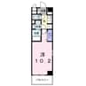 シティー柳町 1Kの間取り