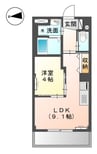ブリエ　ロッシュ　Ｕ 1LDKの間取り