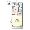 ミューズバレイ 1Kの間取り
