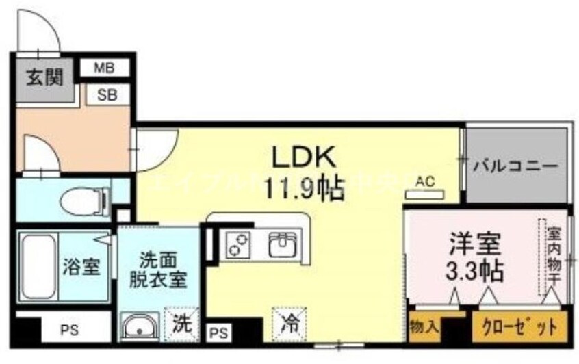 間取図 OTC田町マンション