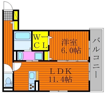 間取図 メゾン　ド　フルール