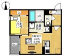 REGALEST 西崎Ⅲの間取図