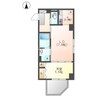 せかんどゆーす西口 1LDKの間取り