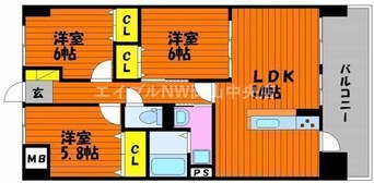 間取図 ラ・パティオ