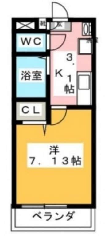 間取図 ウェーブレジデンス北長瀬
