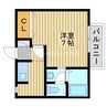 エスペランサ 1Kの間取り