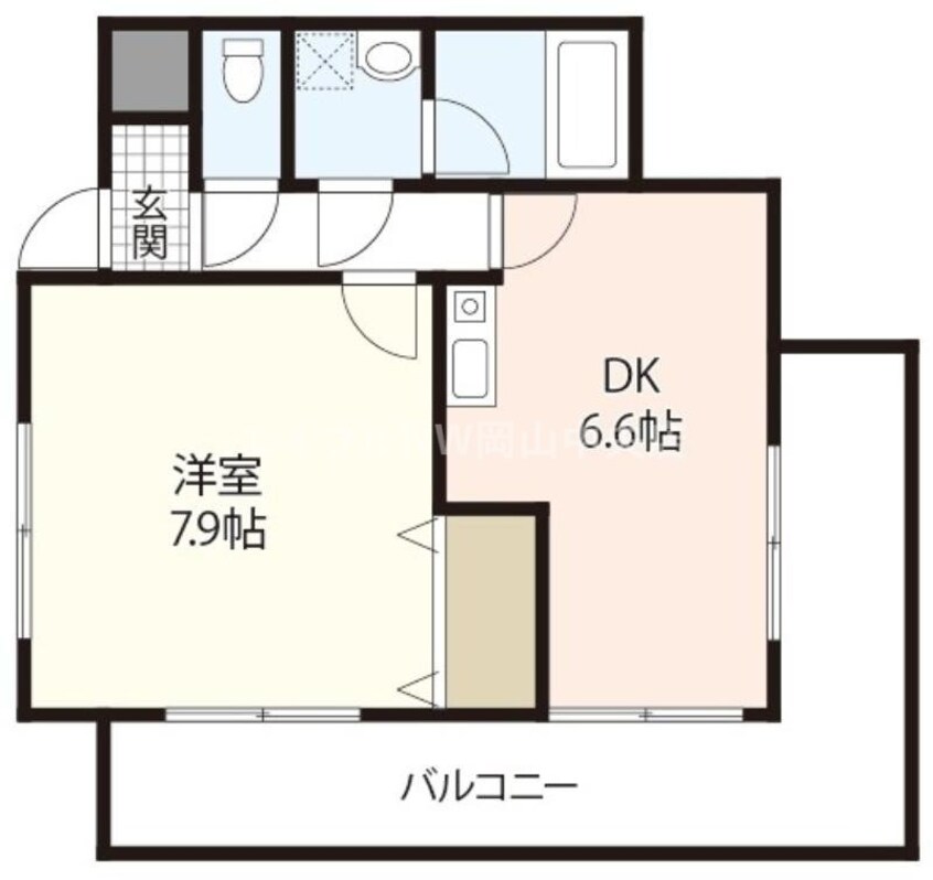 間取図 アンブシュール京橋