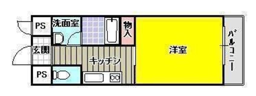 間取図 エアラウンズ桑田町