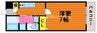 レクシア大供 1Kの間取り