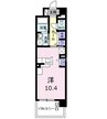 Ｍｏｄｅ　Ｅｉｇｈｔ　Ⅰ 1Rの間取り