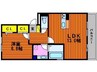 グランド　ソレイユ　Ｃ棟 1LDKの間取り